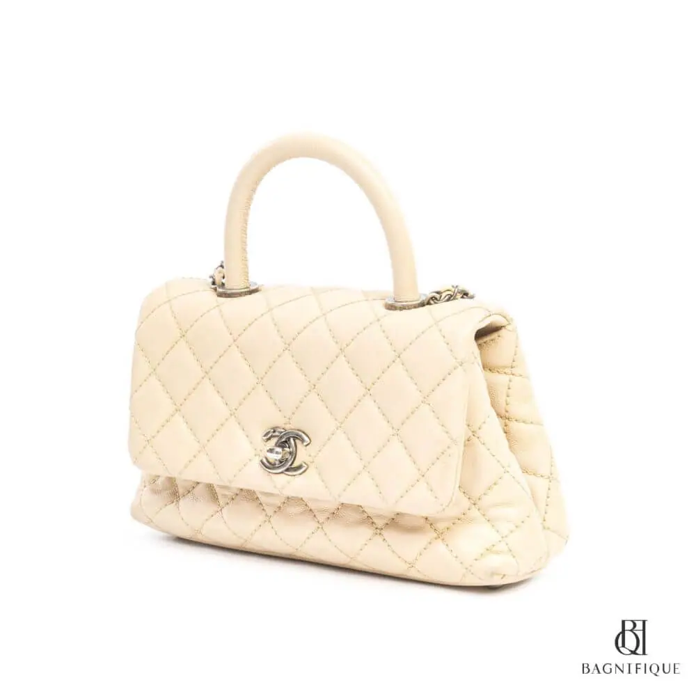 สำเนาของ CHANEL COCO HANDLE BEIGE CAVIAR RHW 22205686 5101