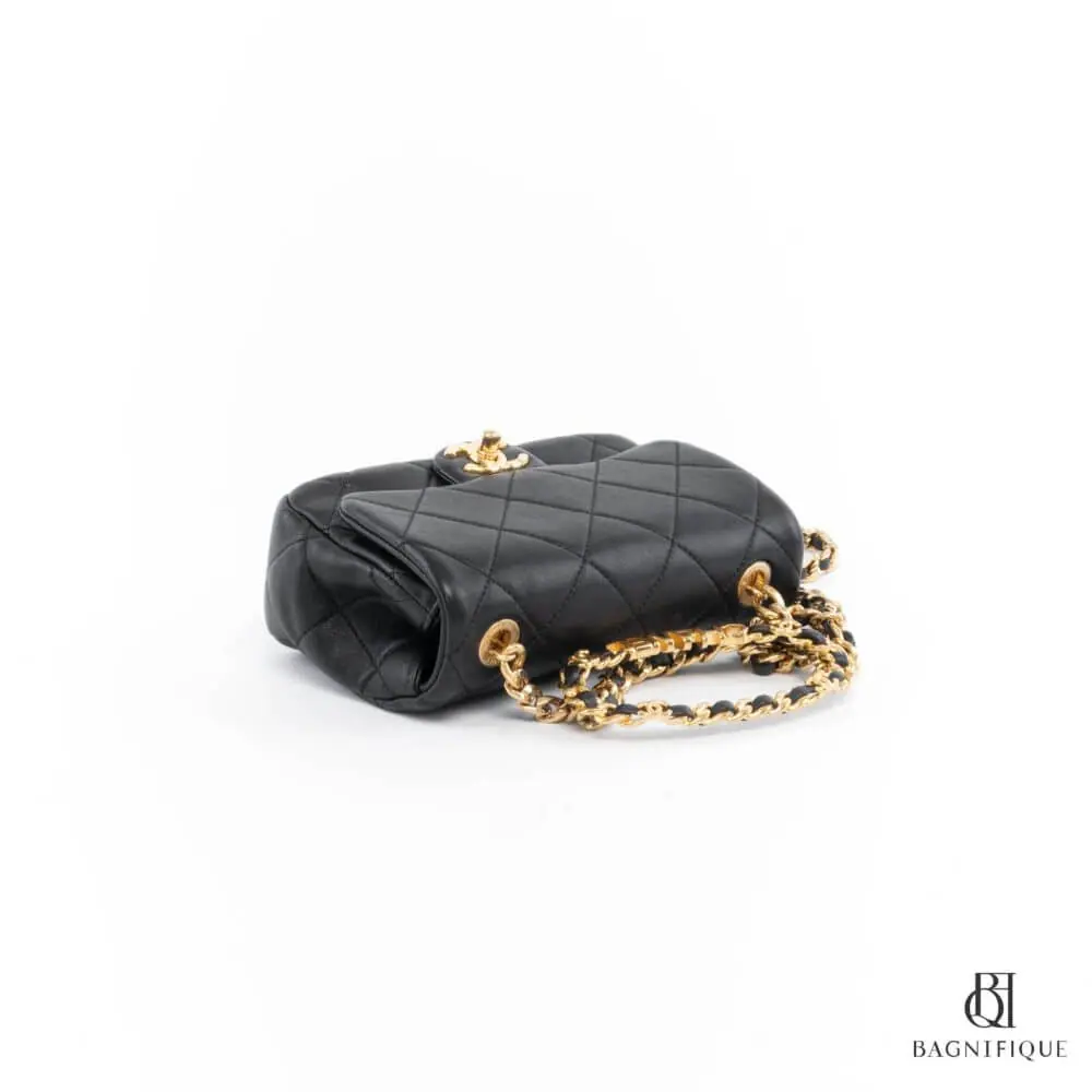 สำเนาของ CHANEL FLAP BAG WITH HANDLE BLACK CALF GHW GK0TEP8A 1768