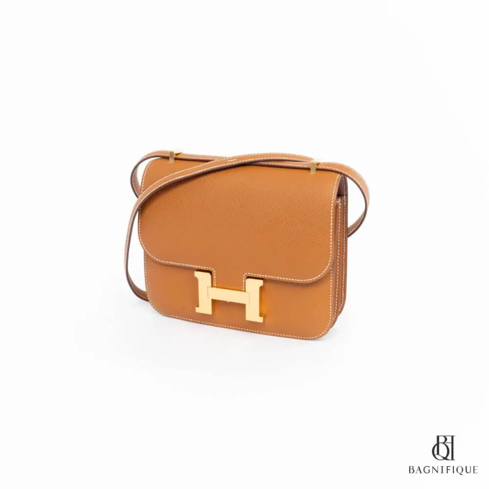 สำเนาของ NEW HERMES CONSTANCE 18 GOLD EPSOM GHW STAMP B 2397